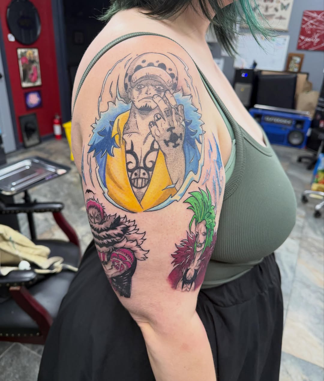 Tattoo by @smilemoretattoos — illustrative, anime