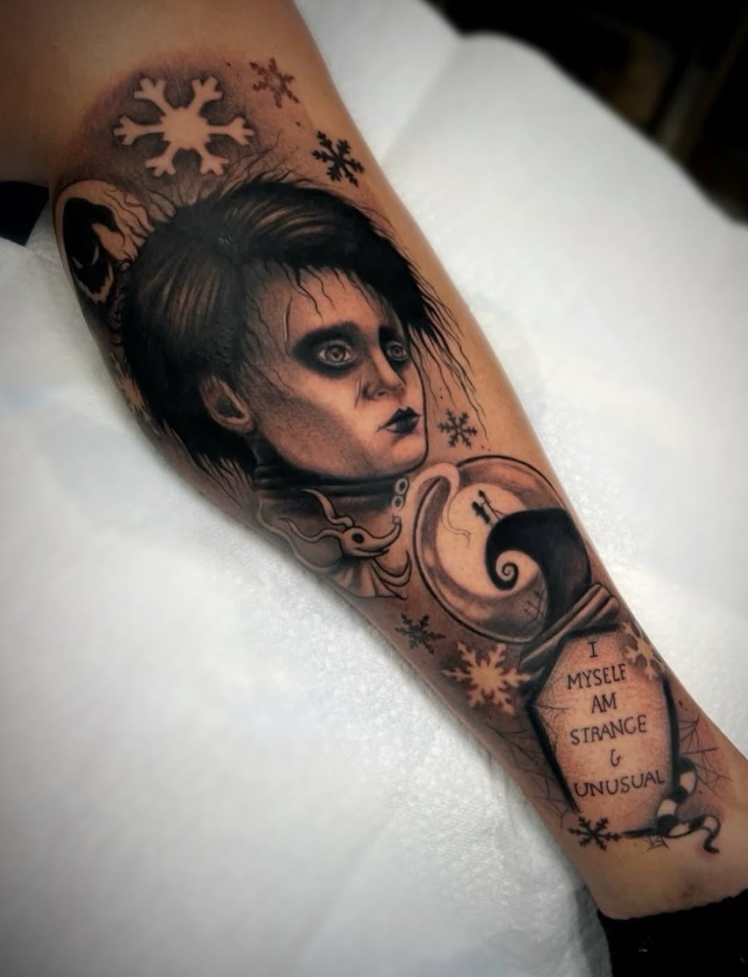 Tattoo by @leawhite_tattoos β realism, black_and_grey