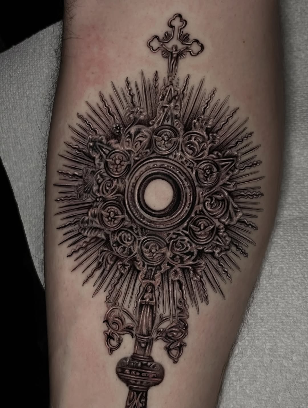 Tattoo by @tattoohaze — realism, black_and_grey