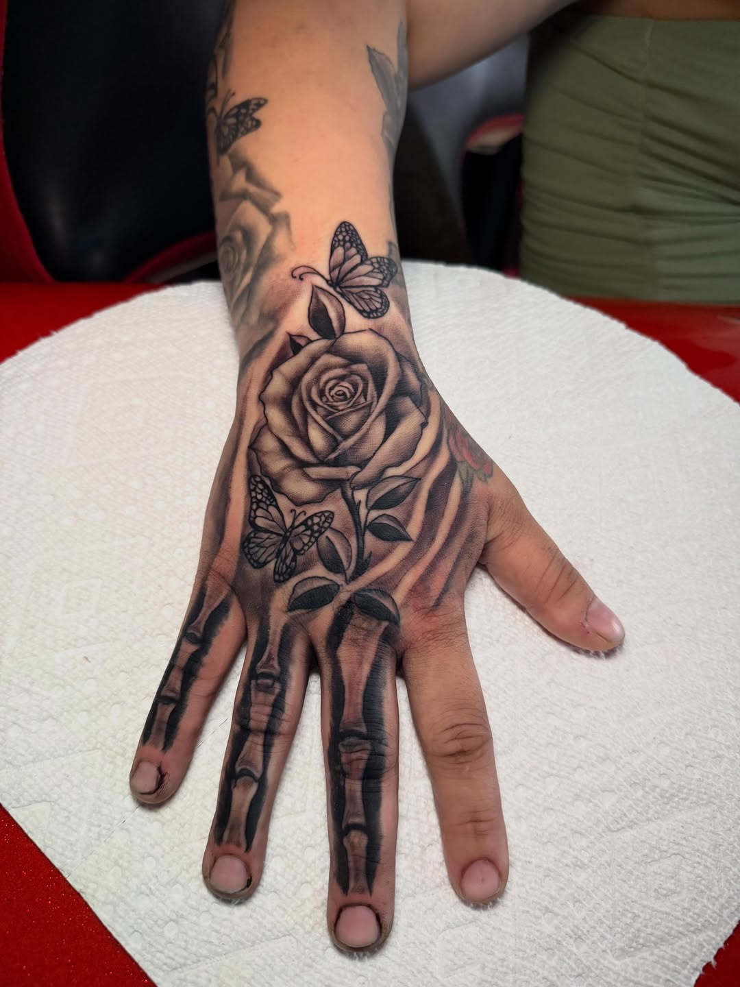 Tattoo by @tattoosbyluckyv — black_and_grey, realism