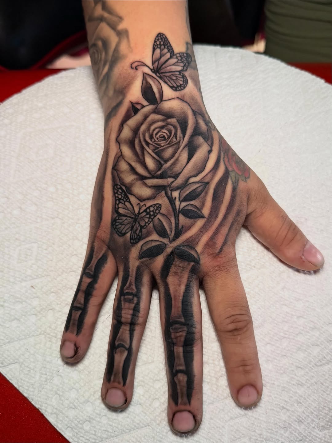 Tattoo by @tattoosbyluckyv — realism, black_and_grey