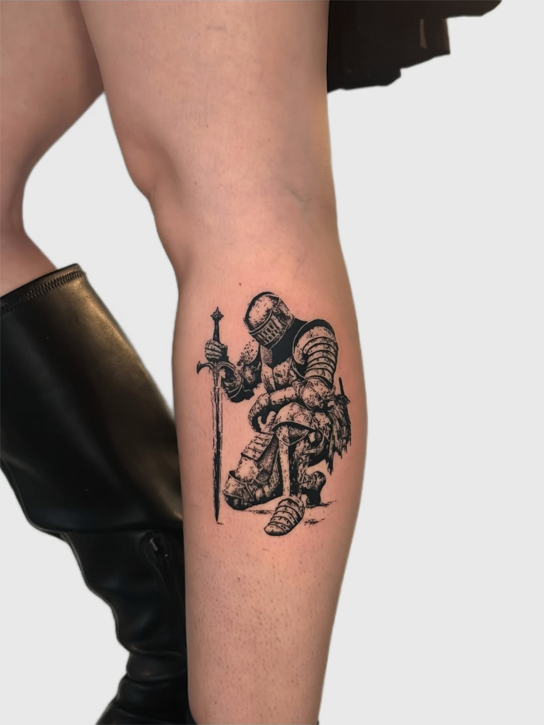 Tattoo by @nickyrose.tattoos โ illustrative, black_and_grey