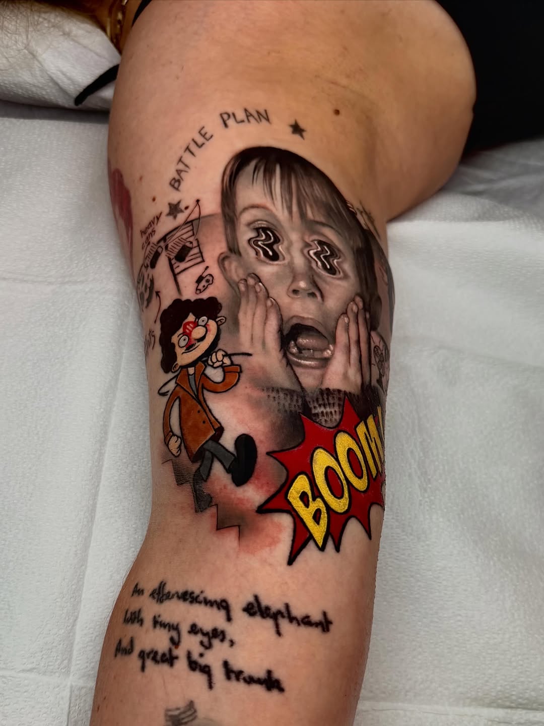 Tattoo by @mama.stiflera β realism, trash_polka