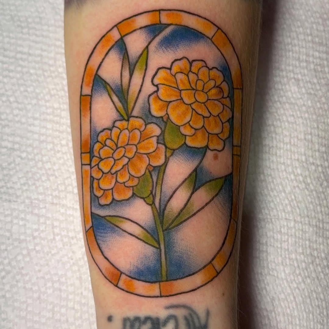 Tattoo by @mcdavistattoos — illustrative, dotwork