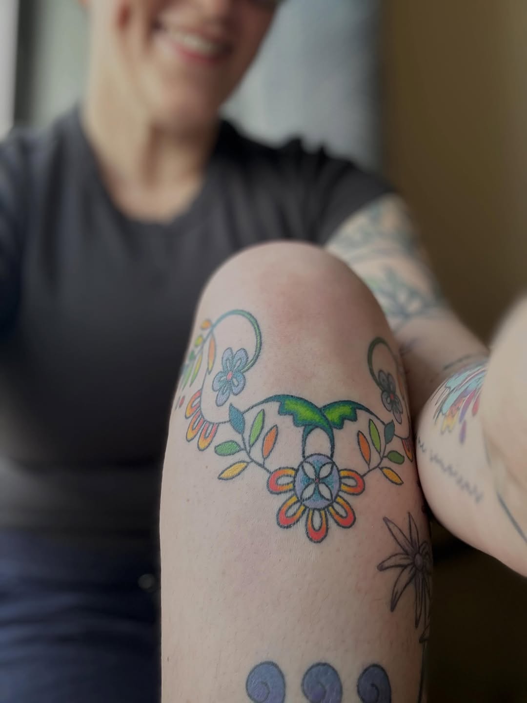 Tattoo by @pokesandspirals โ fine_line