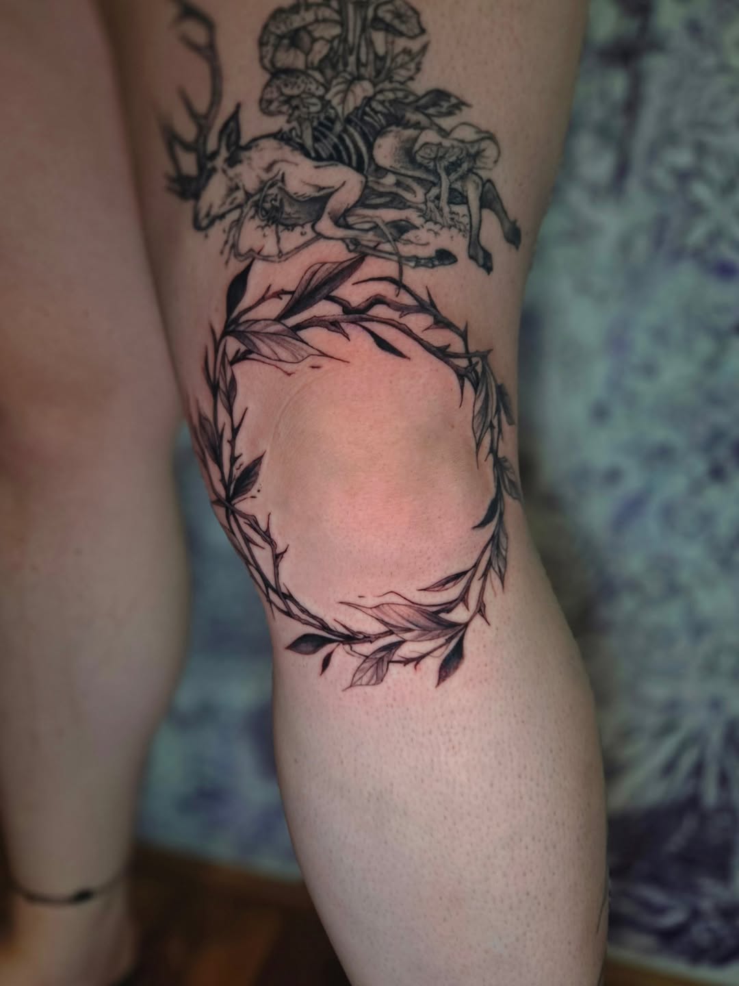 Tattoo by @chicosmarked4life — black_and_grey, dark_realism