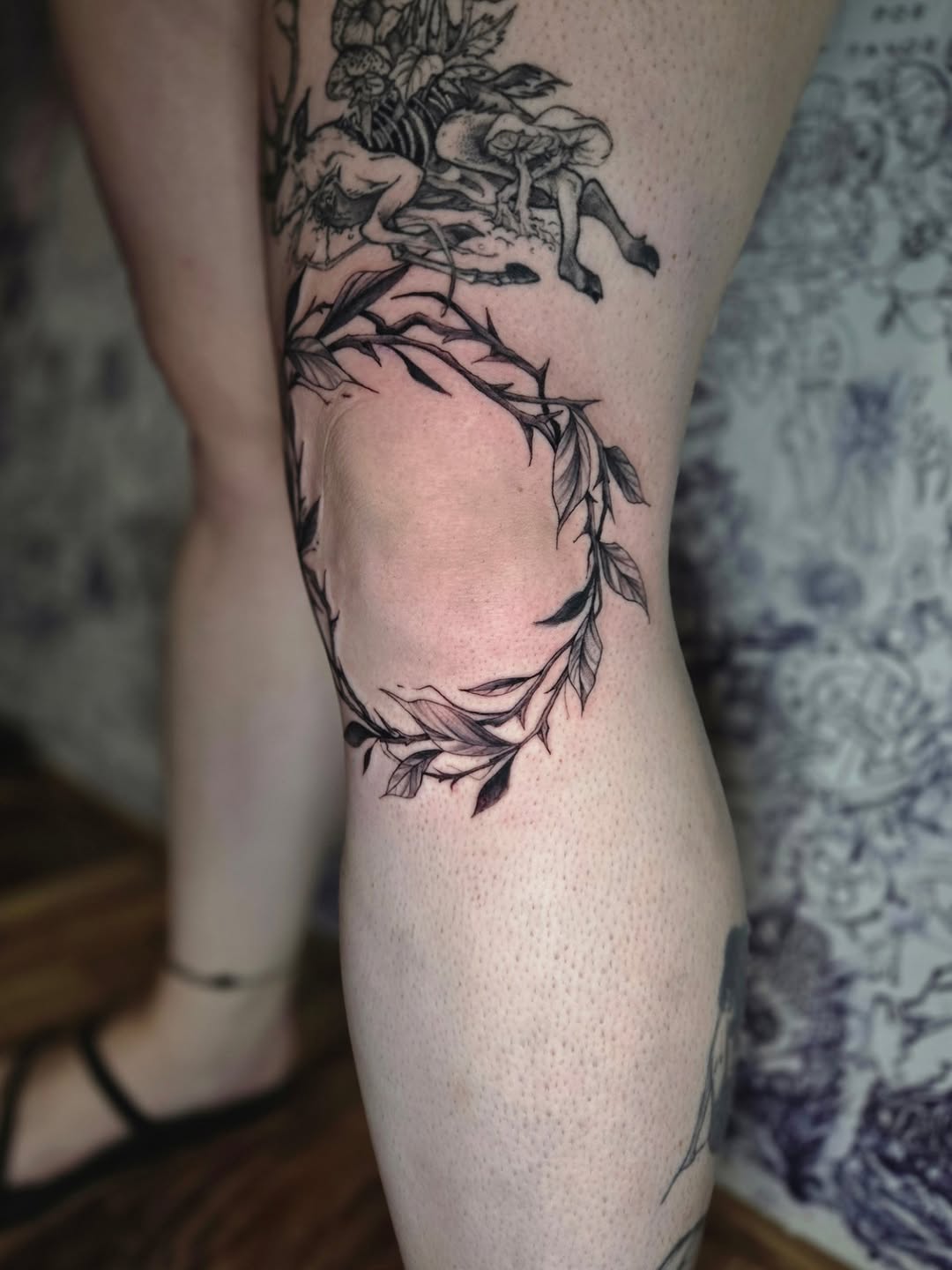 Tattoo by @chicosmarked4life — black_and_grey, illustrative