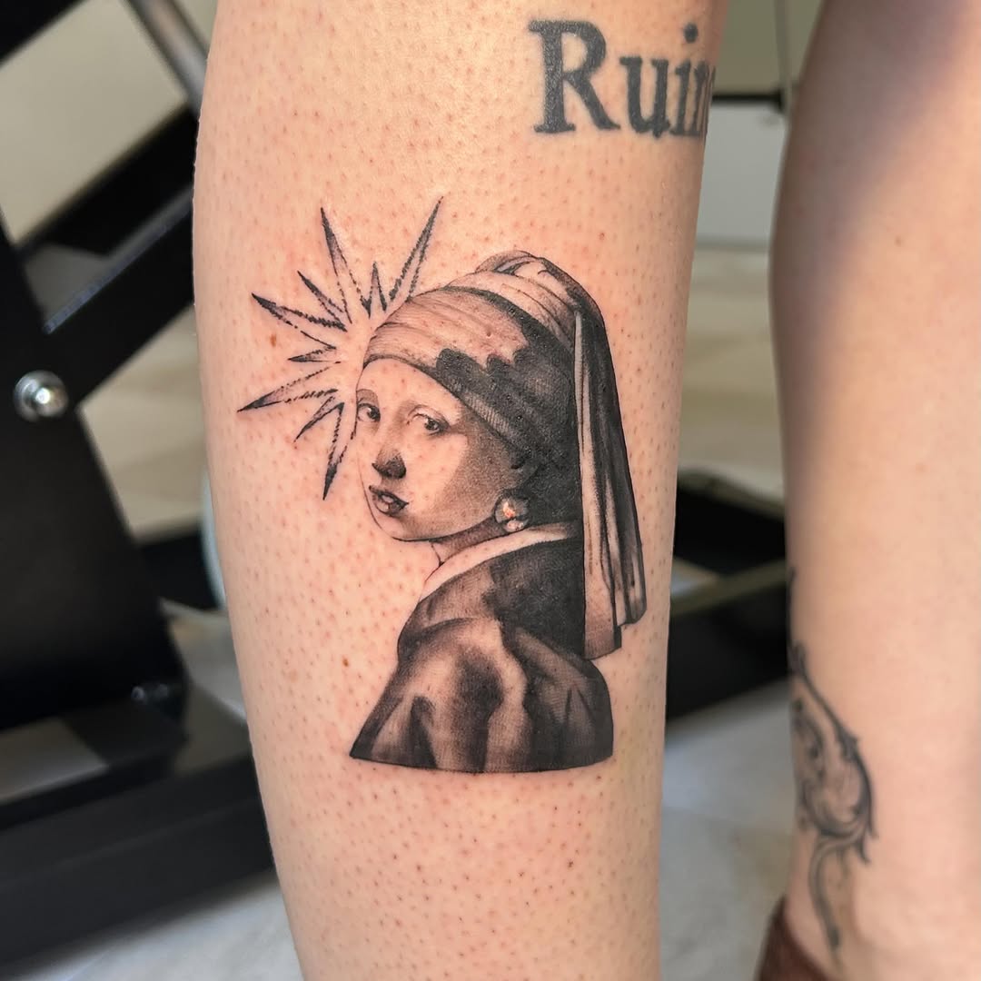 Tattoo by @artbykuna — realism, black_and_grey
