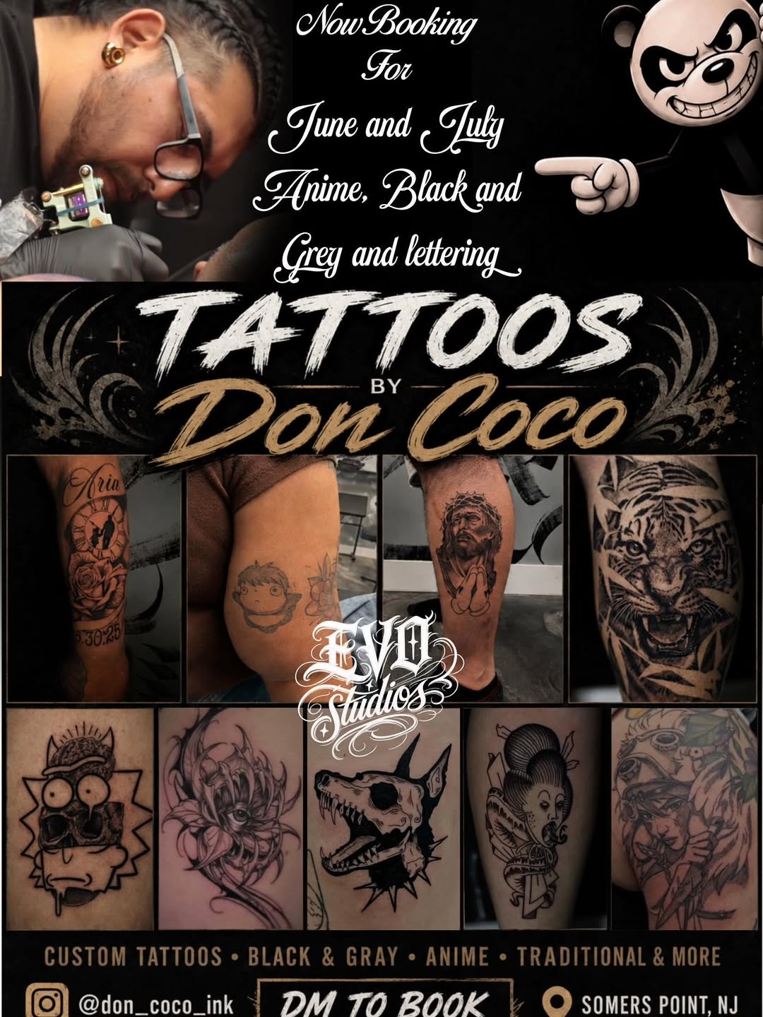 Tattoo by @don_coco_ink โ black_and_grey