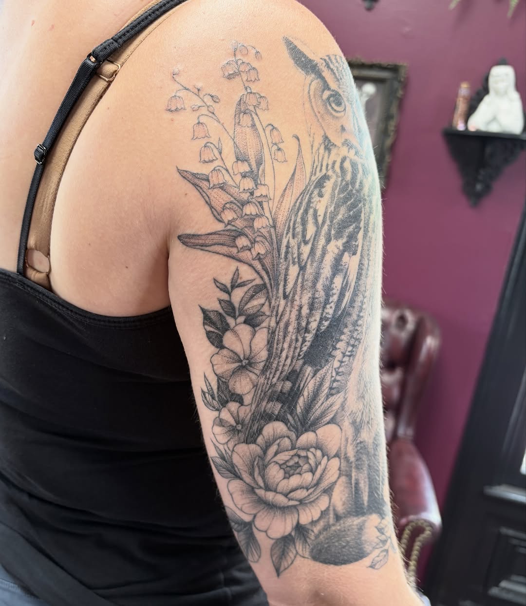 Tattoo by @kellidonegantattoos — black_and_grey, realism