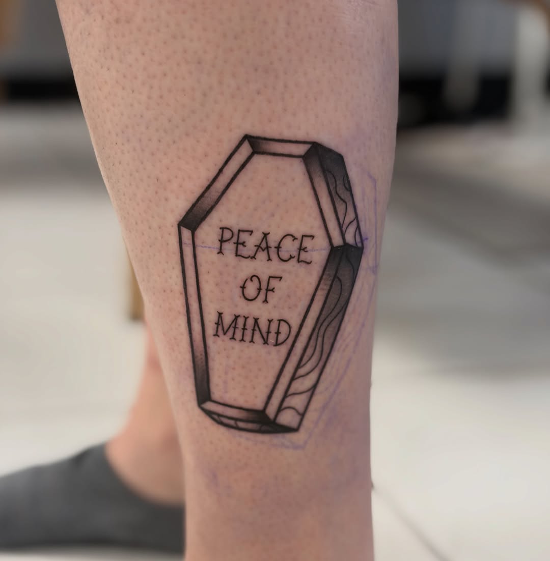 Tattoo by @dahl_house_art — lettering_script, black_and_grey