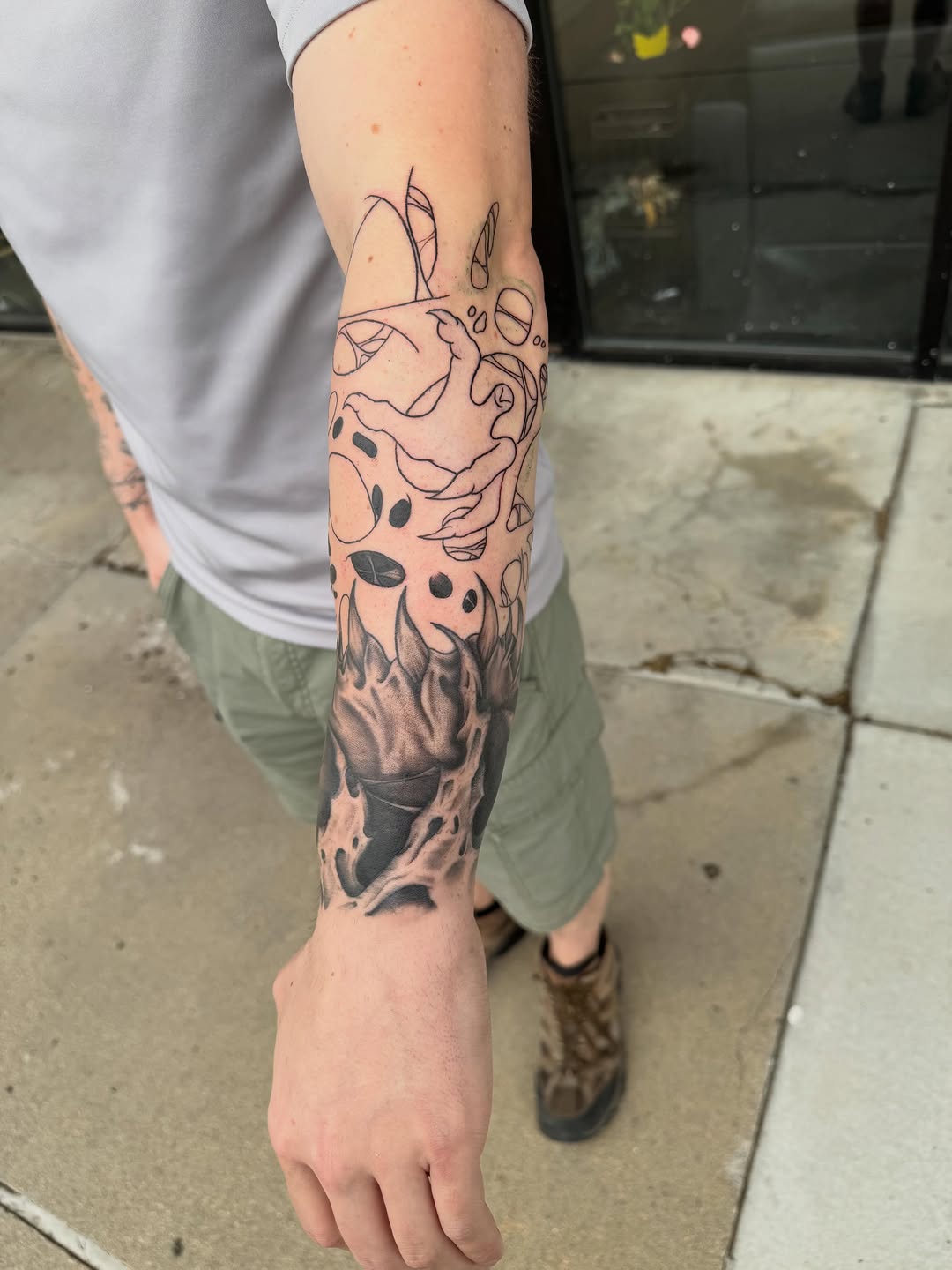 Tattoo by @jonflemingtattoos — black_and_grey, realism