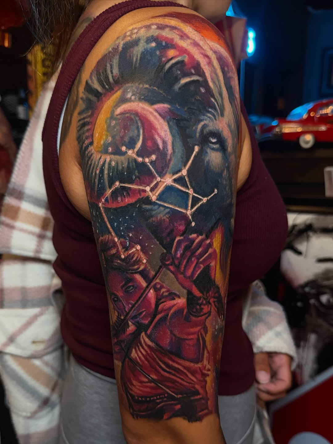 Tattoo by @scottyptattoos — realism, black_and_grey