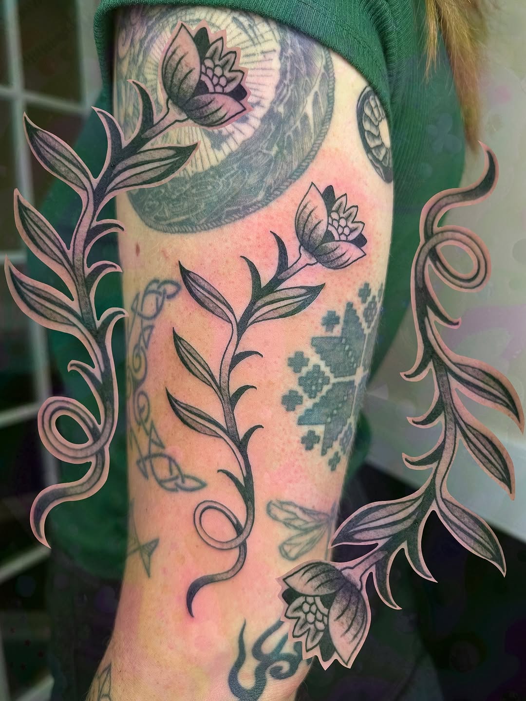 Tattoo by @sechisaiasz — illustrative, black_and_grey