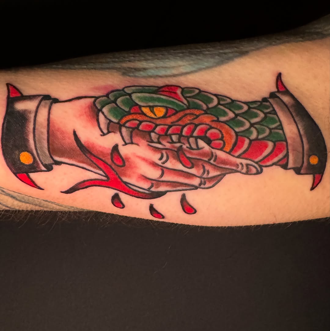 Tattoo by @caryink — american_traditional, illustrative