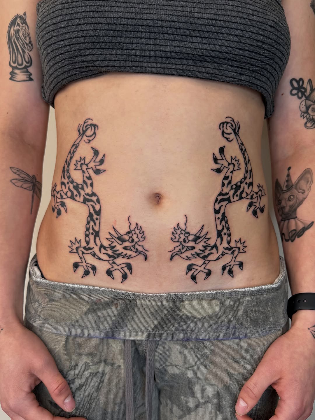 Tattoo by @_humanwreck — blackwork