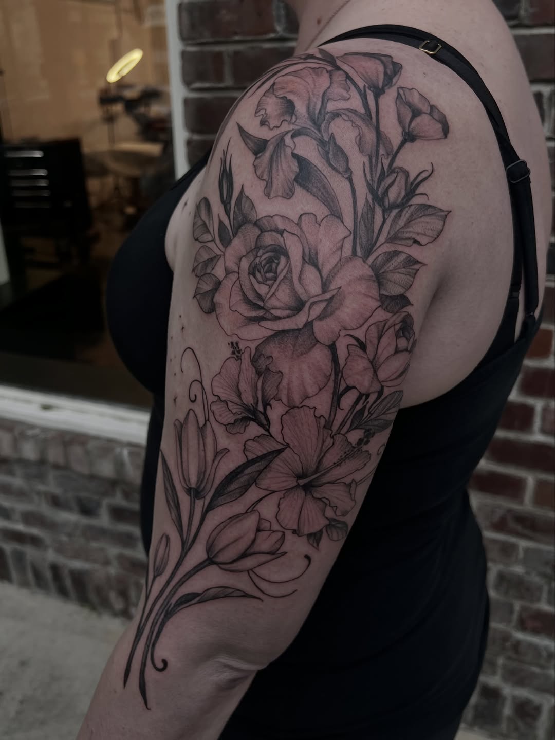 Tattoo by @mimzipma — black_and_grey, realism