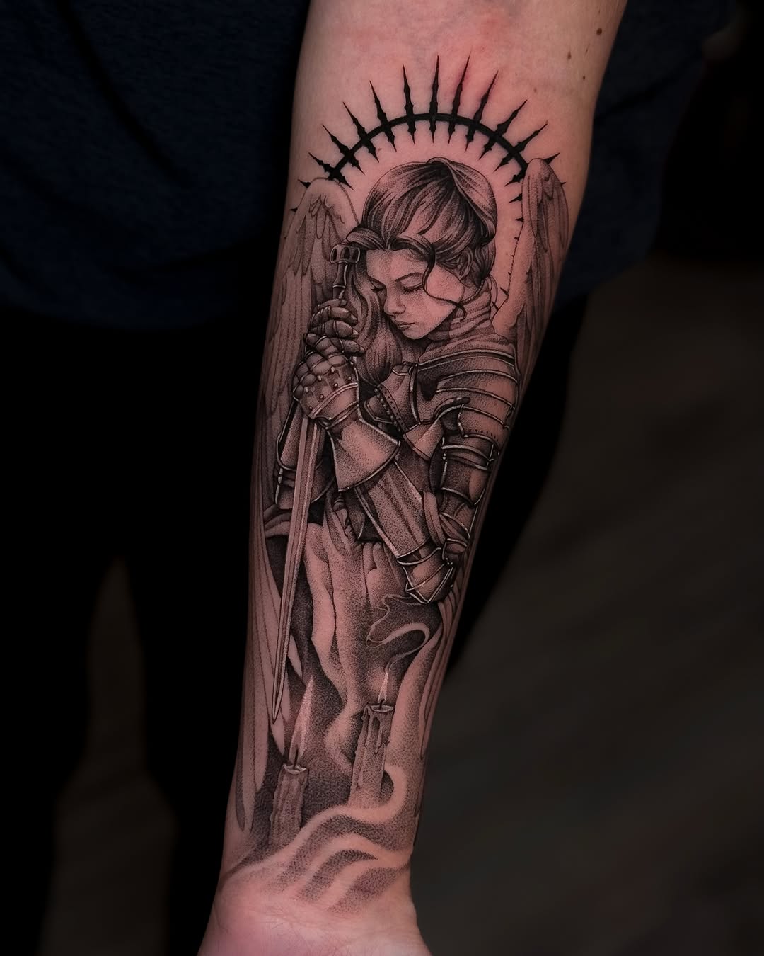 Tattoo by @victoria.tattoos โ realism, black_and_grey
