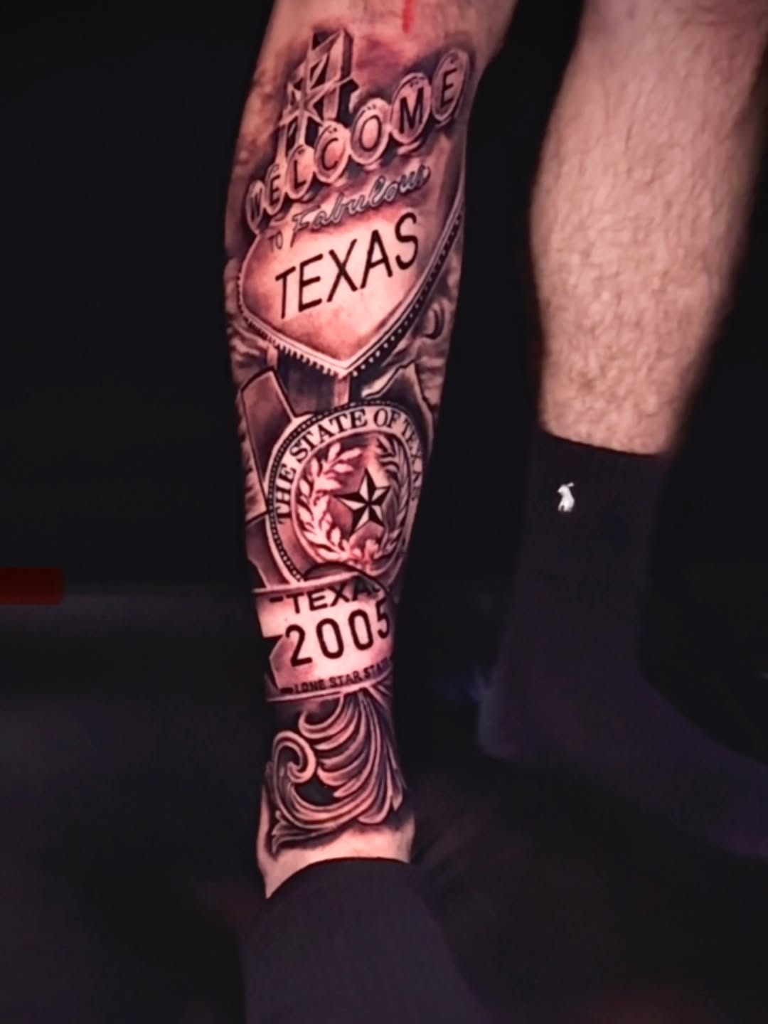 Tattoo by @aztec_tatt — black_and_grey, realism