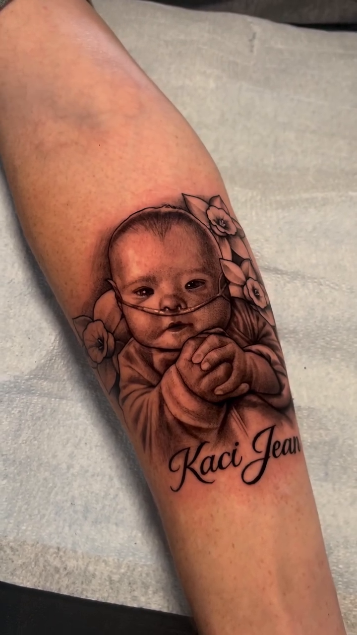 Tattoo by @sam__neer — realism, black_and_grey