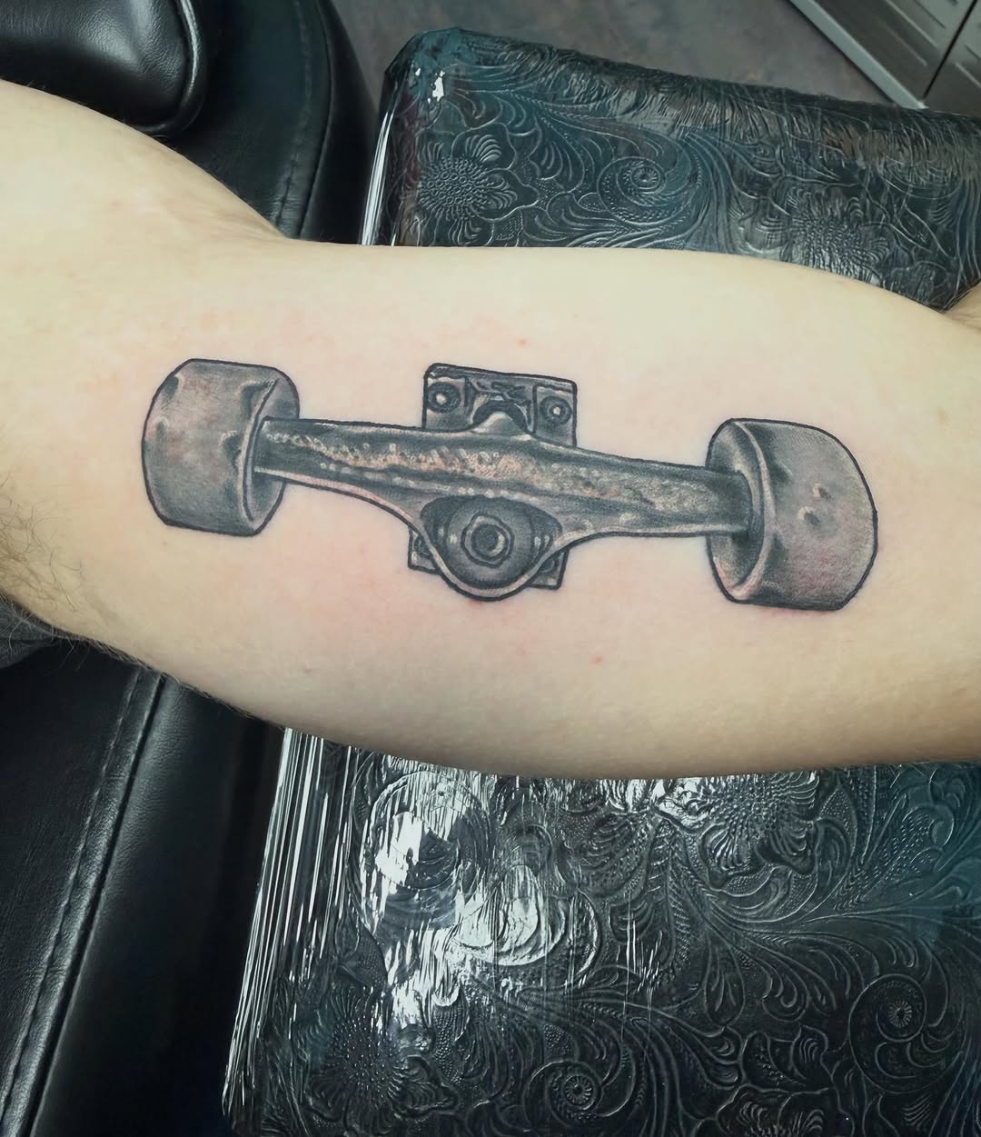 Tattoo by @jared.shugart.tattoos — realism, black_and_grey