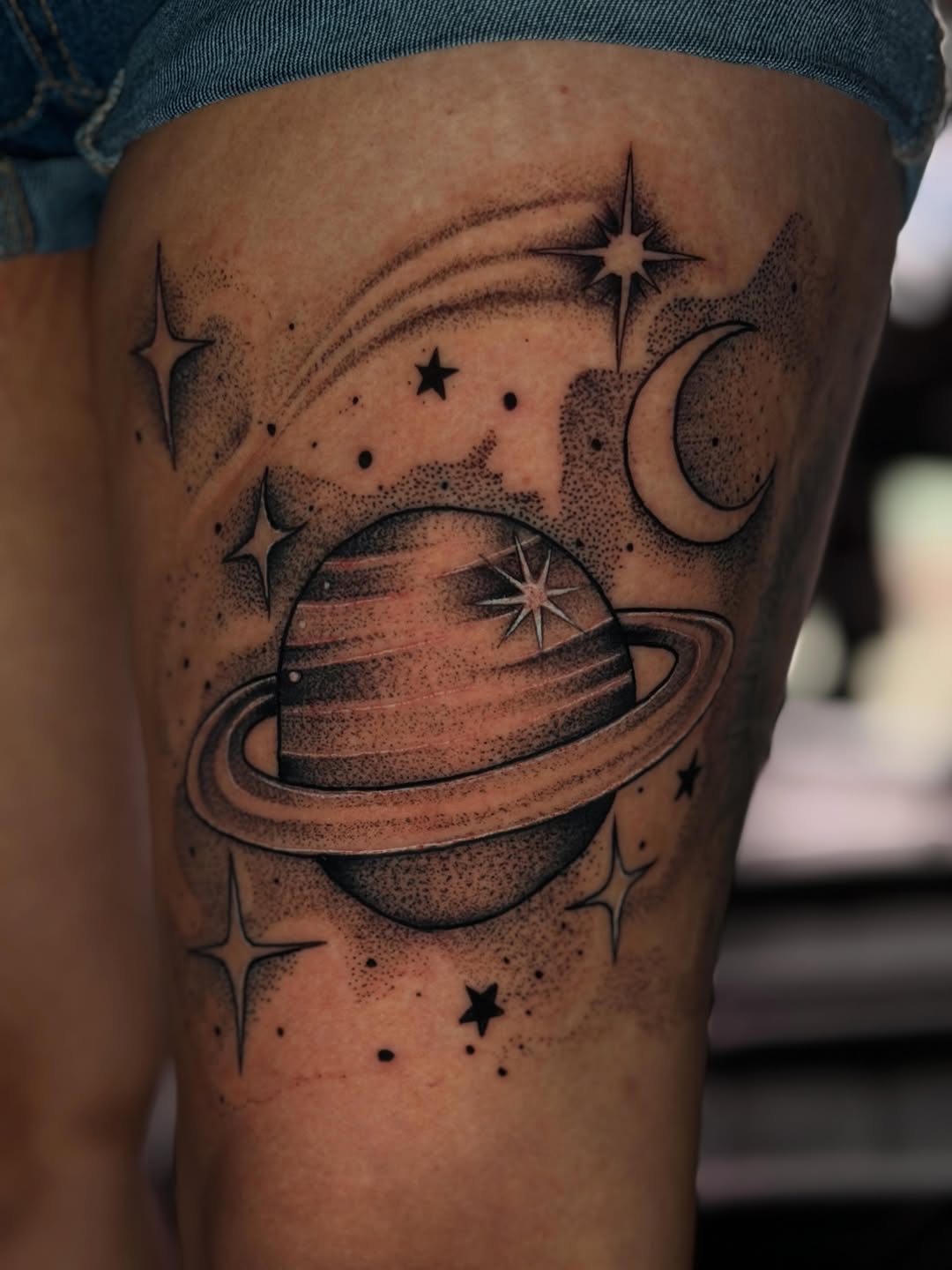 Tattoo by @tattoosxdany — dotwork