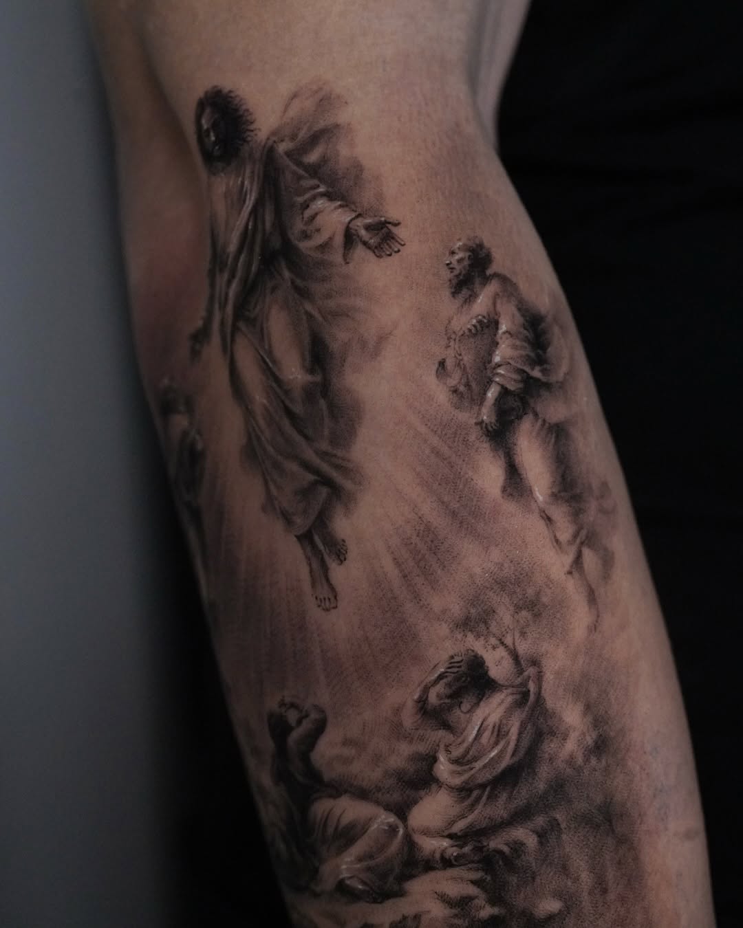 Tattoo by @sean_tattoos β realism, black_and_grey