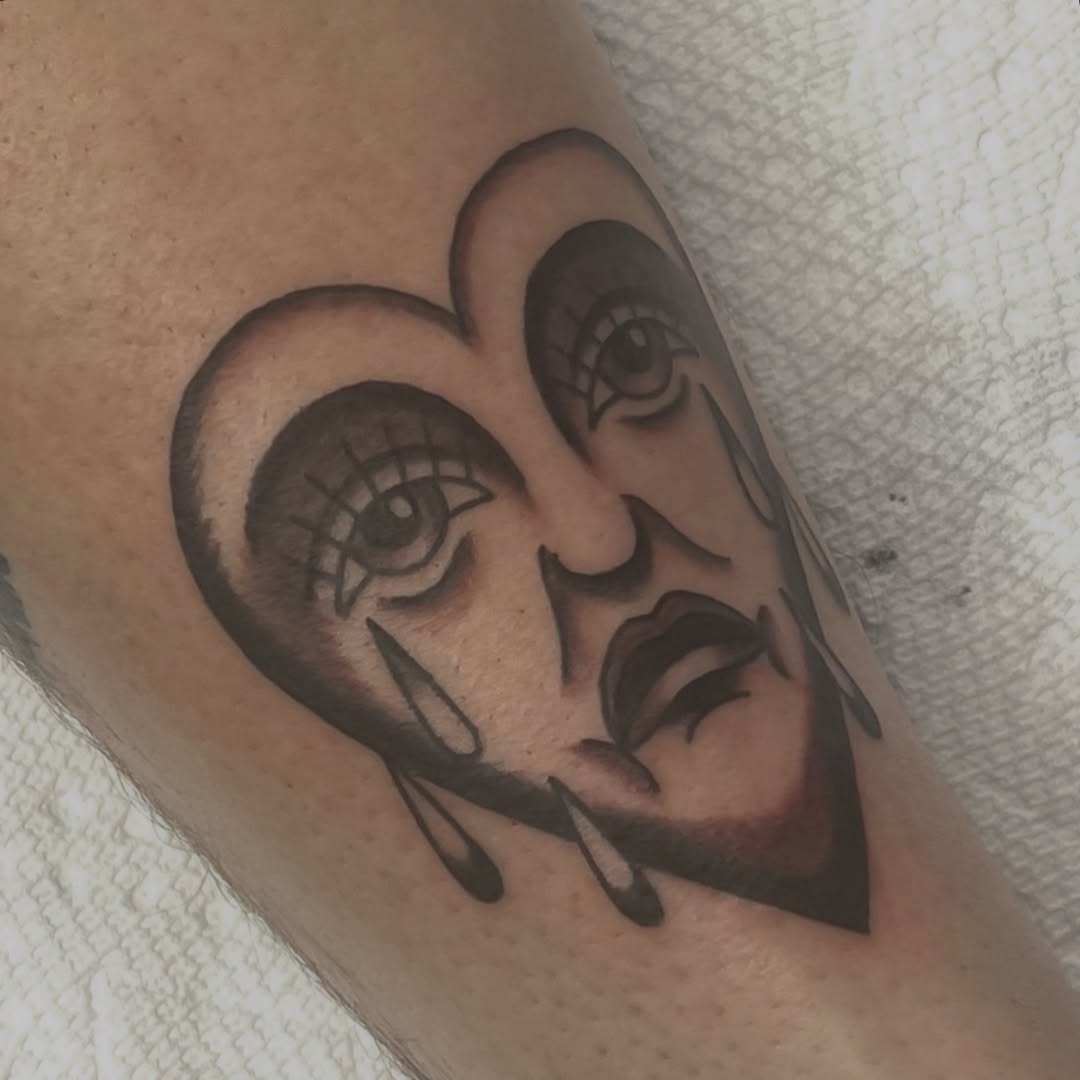 Tattoo by @brandonhuckabey — black_and_grey