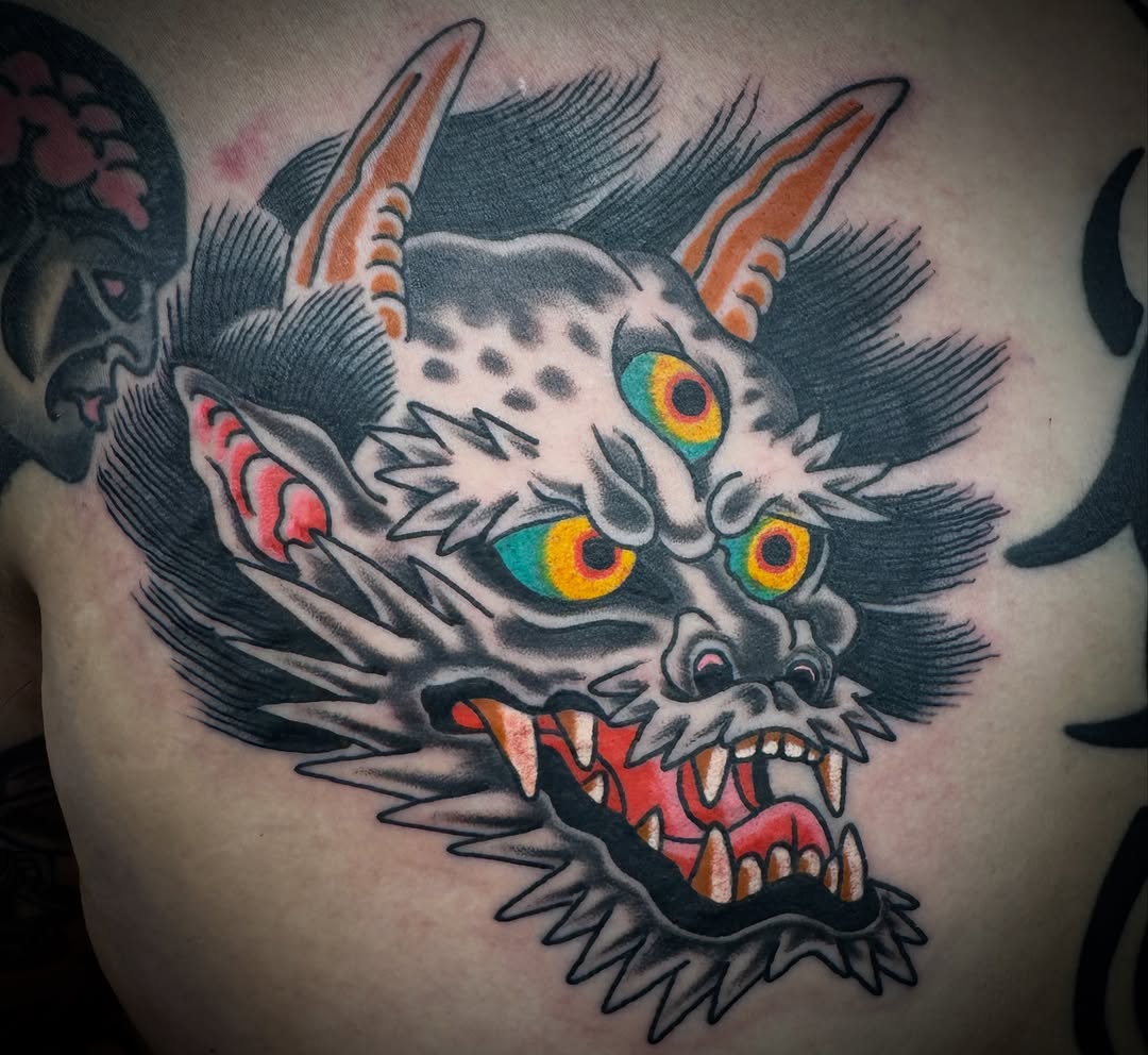 Tattoo by @_wooderson_ β japanese_irezumi, black_and_grey