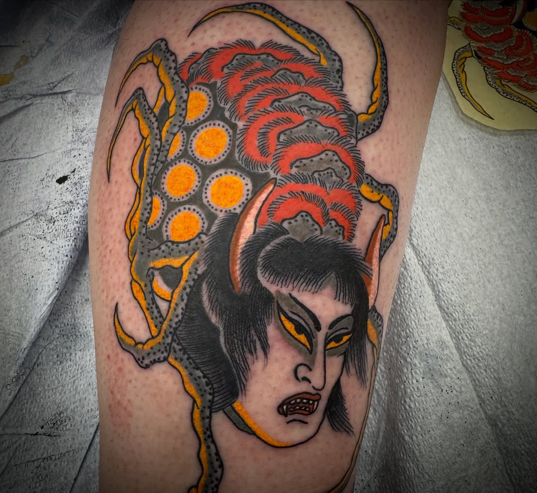 Tattoo by @_wooderson_ β japanese_irezumi, neo_traditional