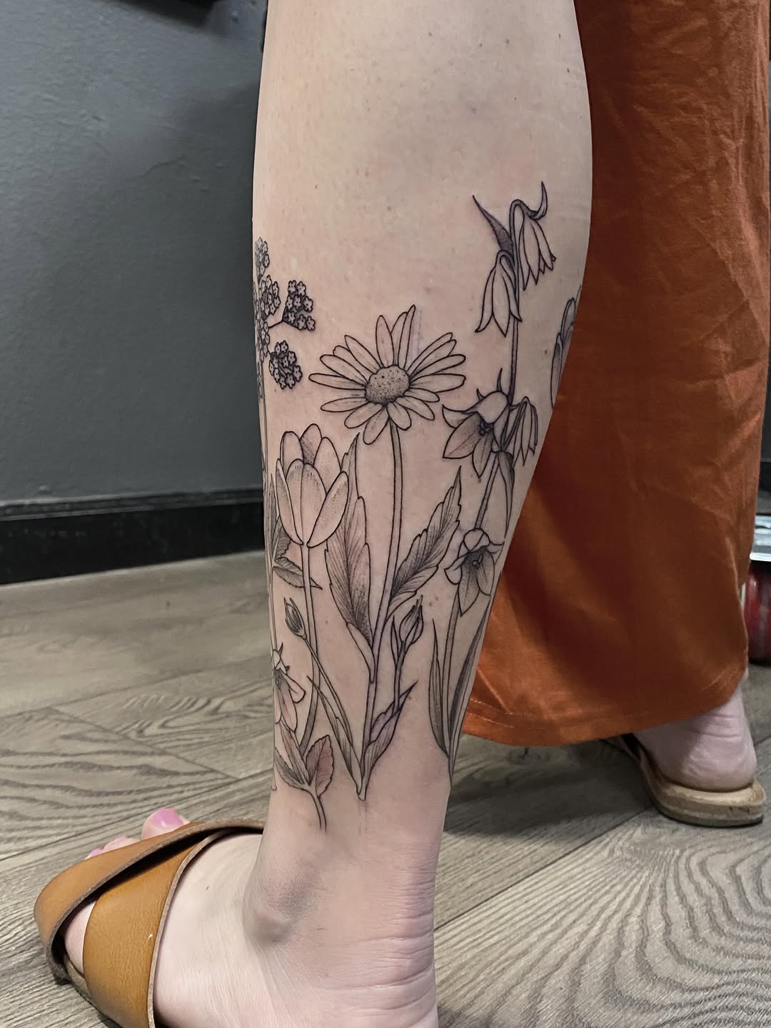 Tattoo by @tattoofiendclub — fine_line, black_and_grey