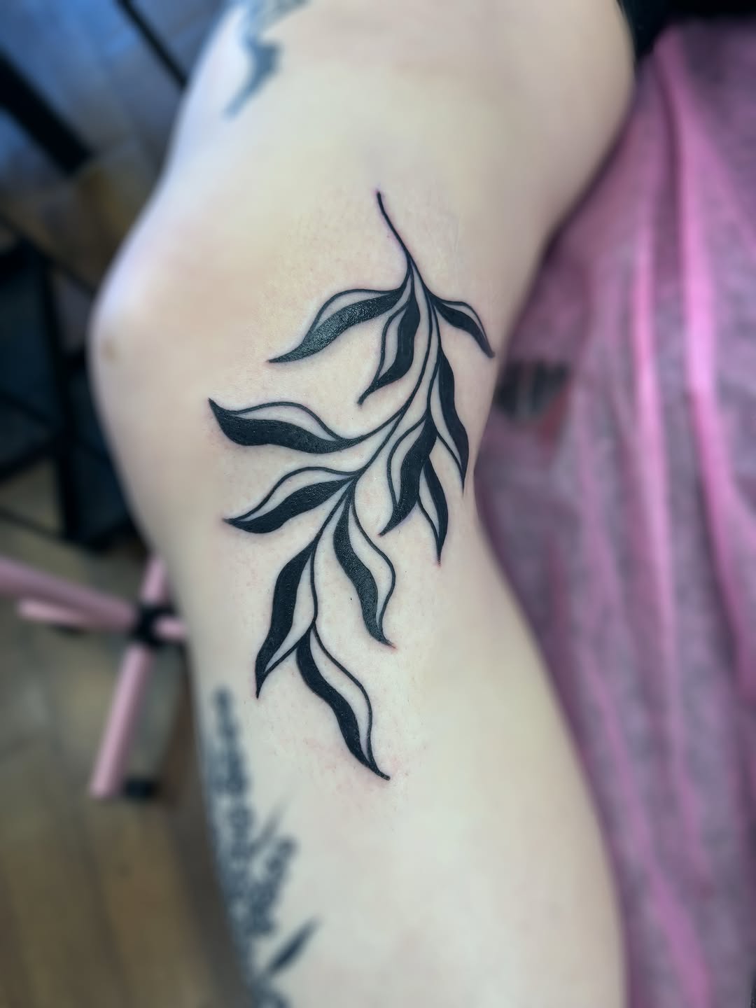 Tattoo by @sadie.tattoos — blackwork