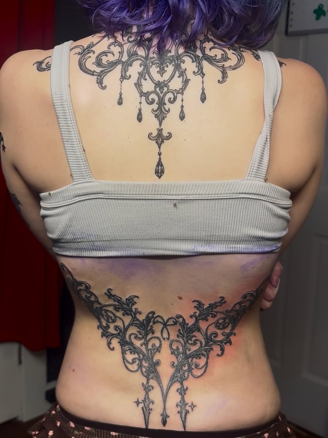 Tattoo by @ghostlyinktattoos — ornamental, blackwork