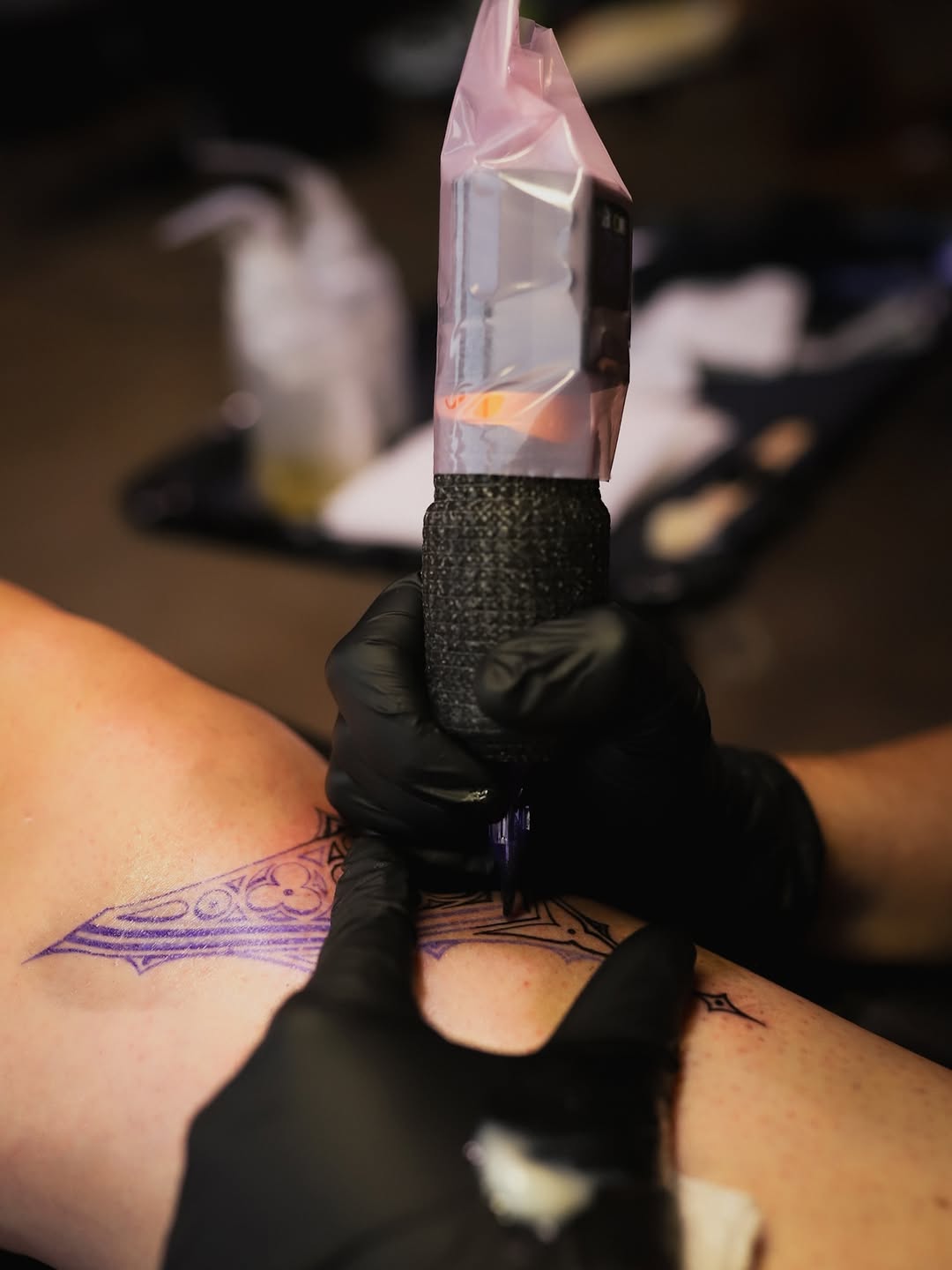 Tattoo by @morganbirch.tattoo — geometric, illustrative