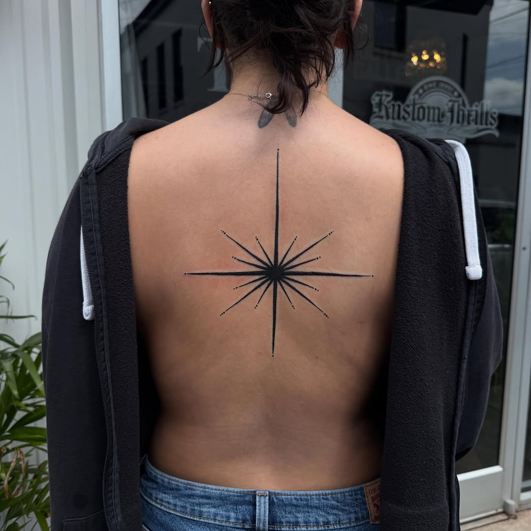 Tattoo by @tankiesfrattoos — geometric, dotwork