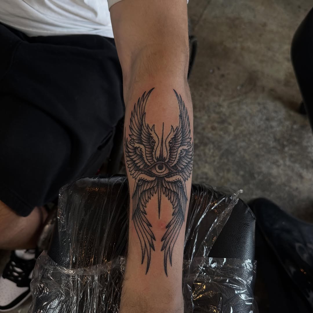 Tattoo by @tankiesfrattoos — black_and_grey, ornamental