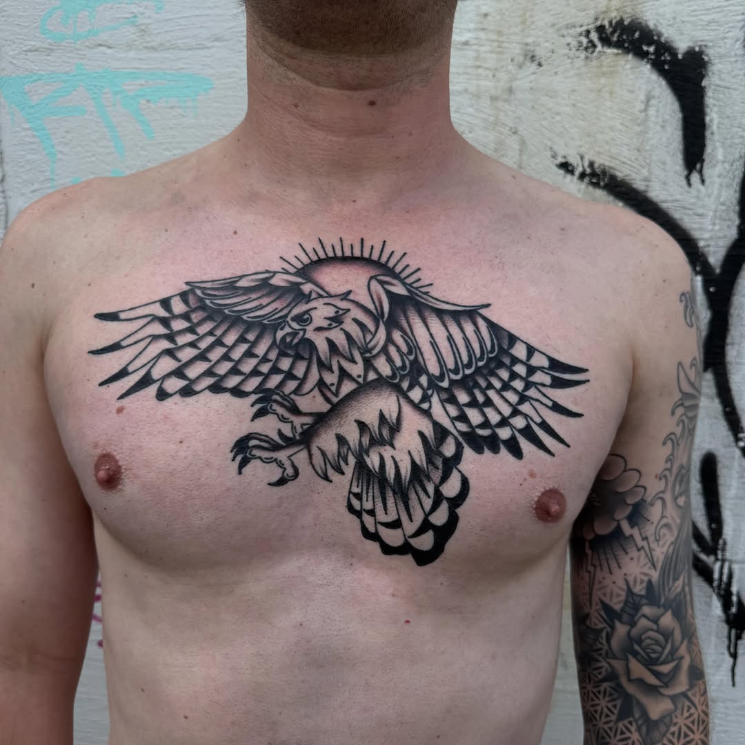Tattoo by @tankiesfrattoos — american_traditional, black_and_grey