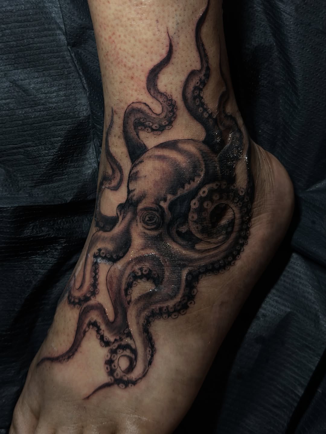 Tattoo by @kay.b.tats — black_and_grey, realism
