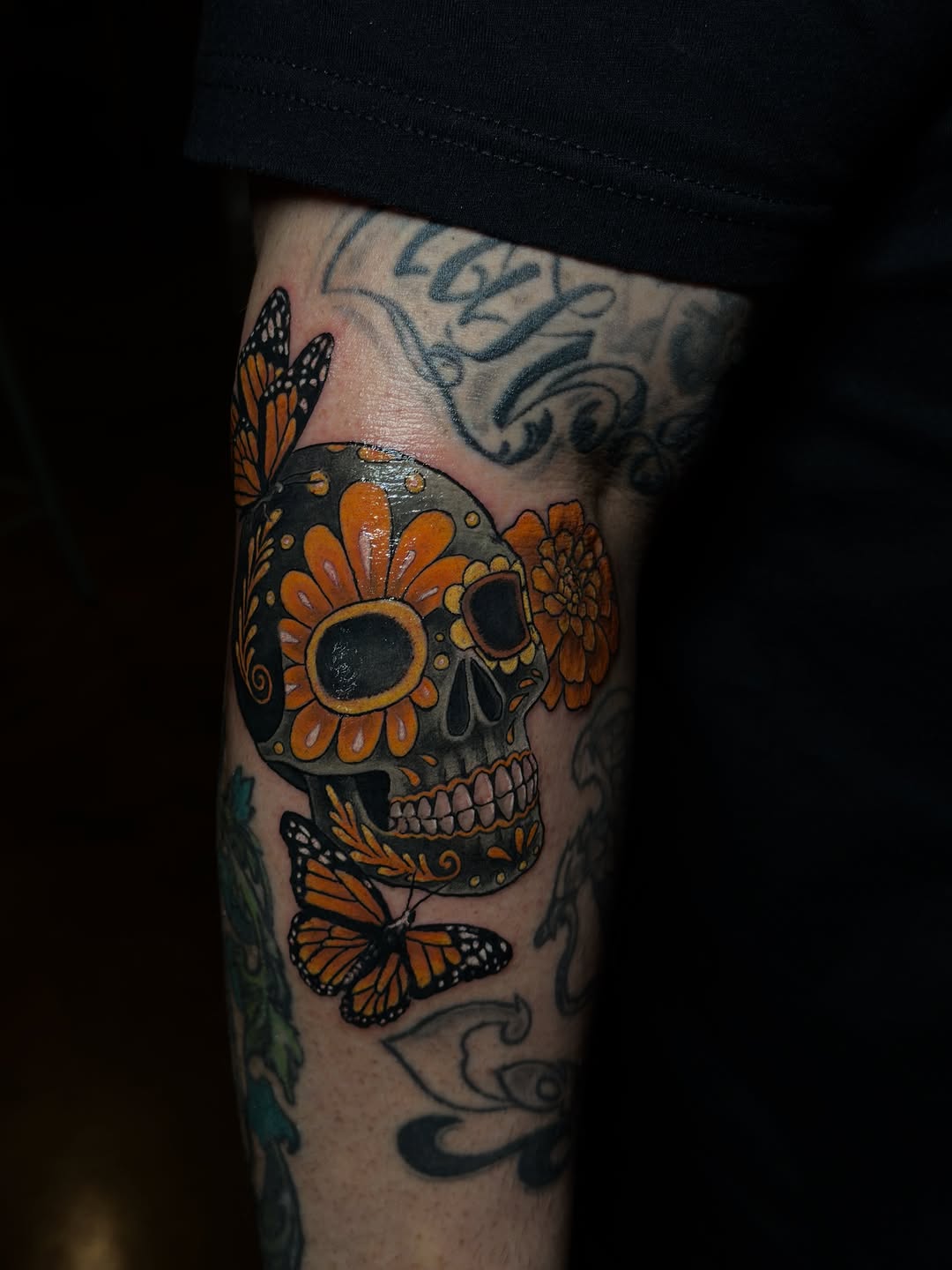 Tattoo by @kay.b.tats — black_and_grey, realism
