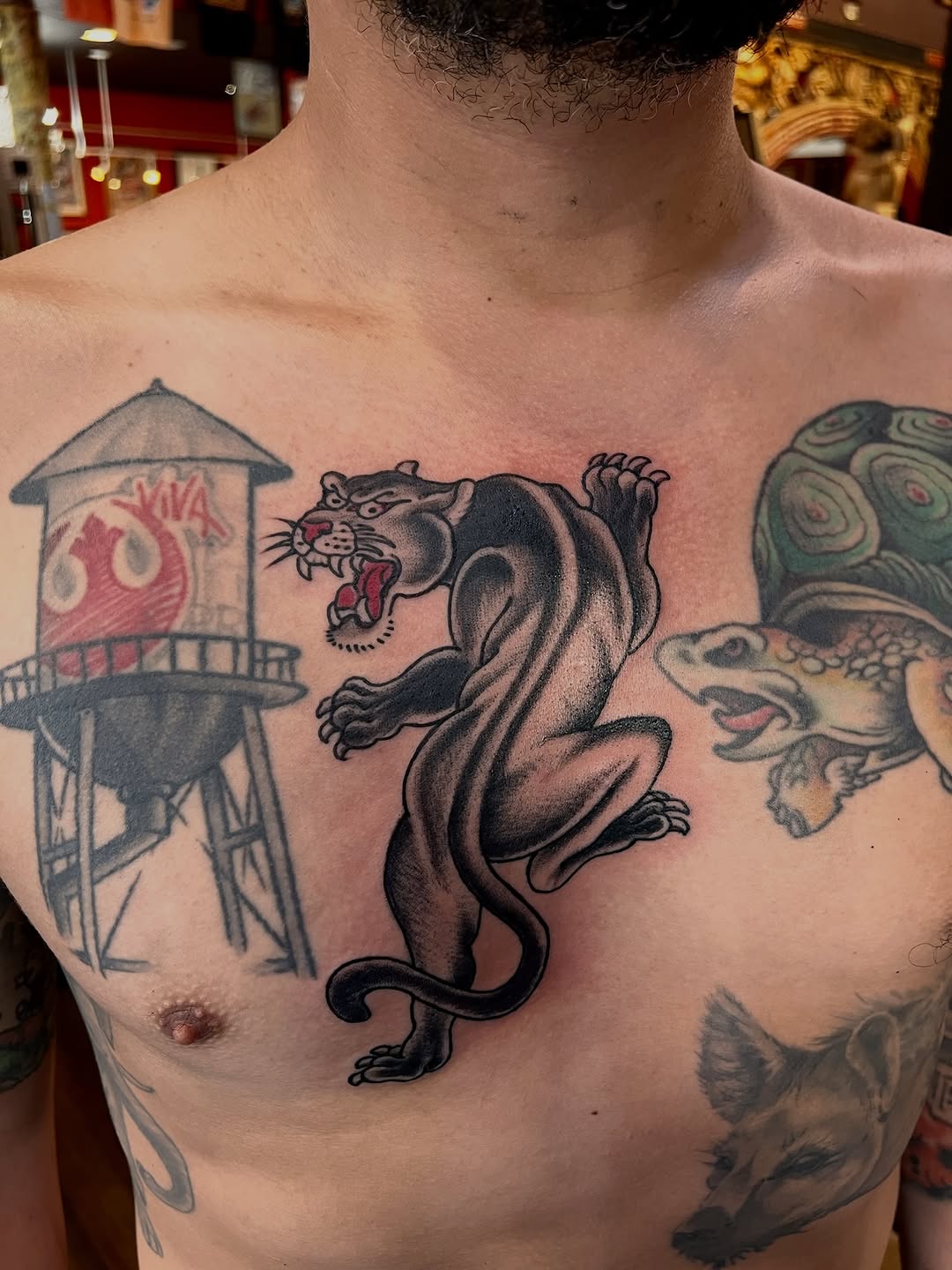 Tattoo by @justin_pino.sttn — black_and_grey, neo_traditional