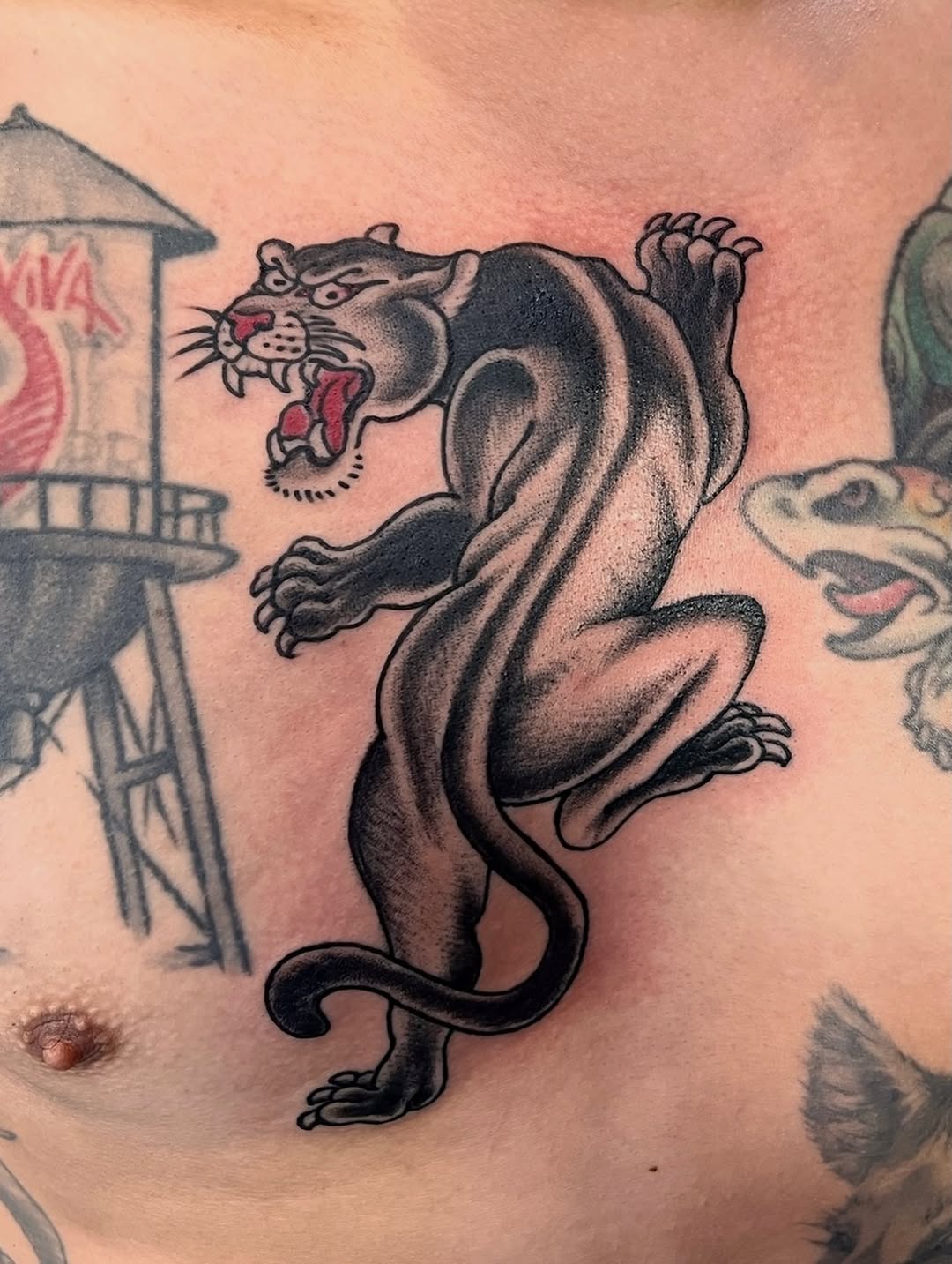 Tattoo by @justin_pino.sttn — american_traditional, black_and_grey
