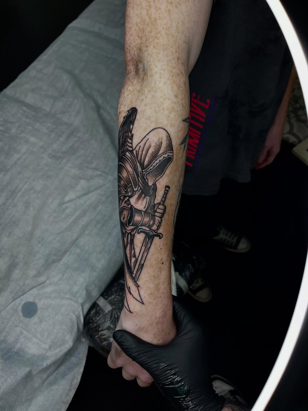 Tattoo by @mccubbinks — blackwork
