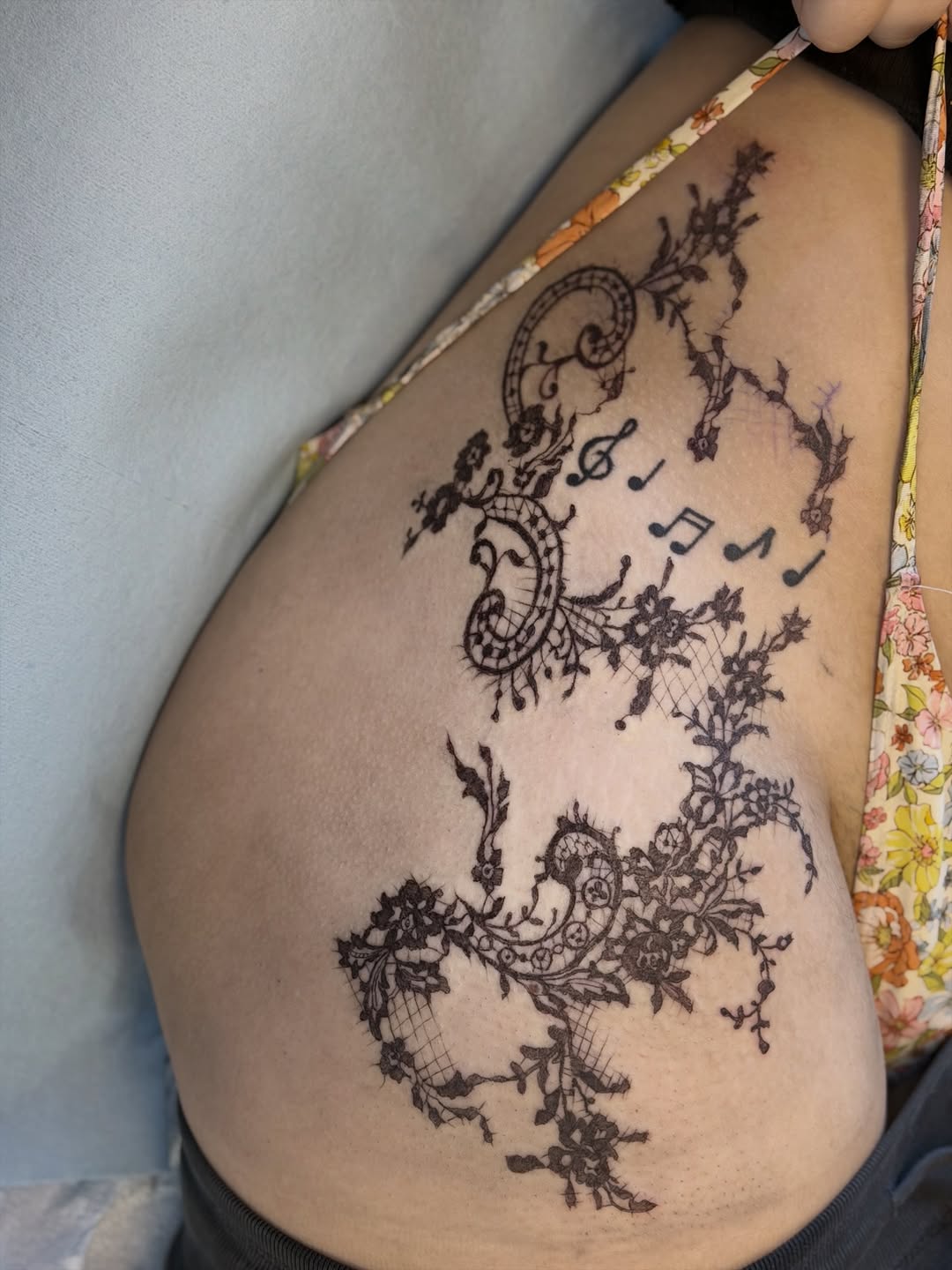 Tattoo by @maddacide — fine_line