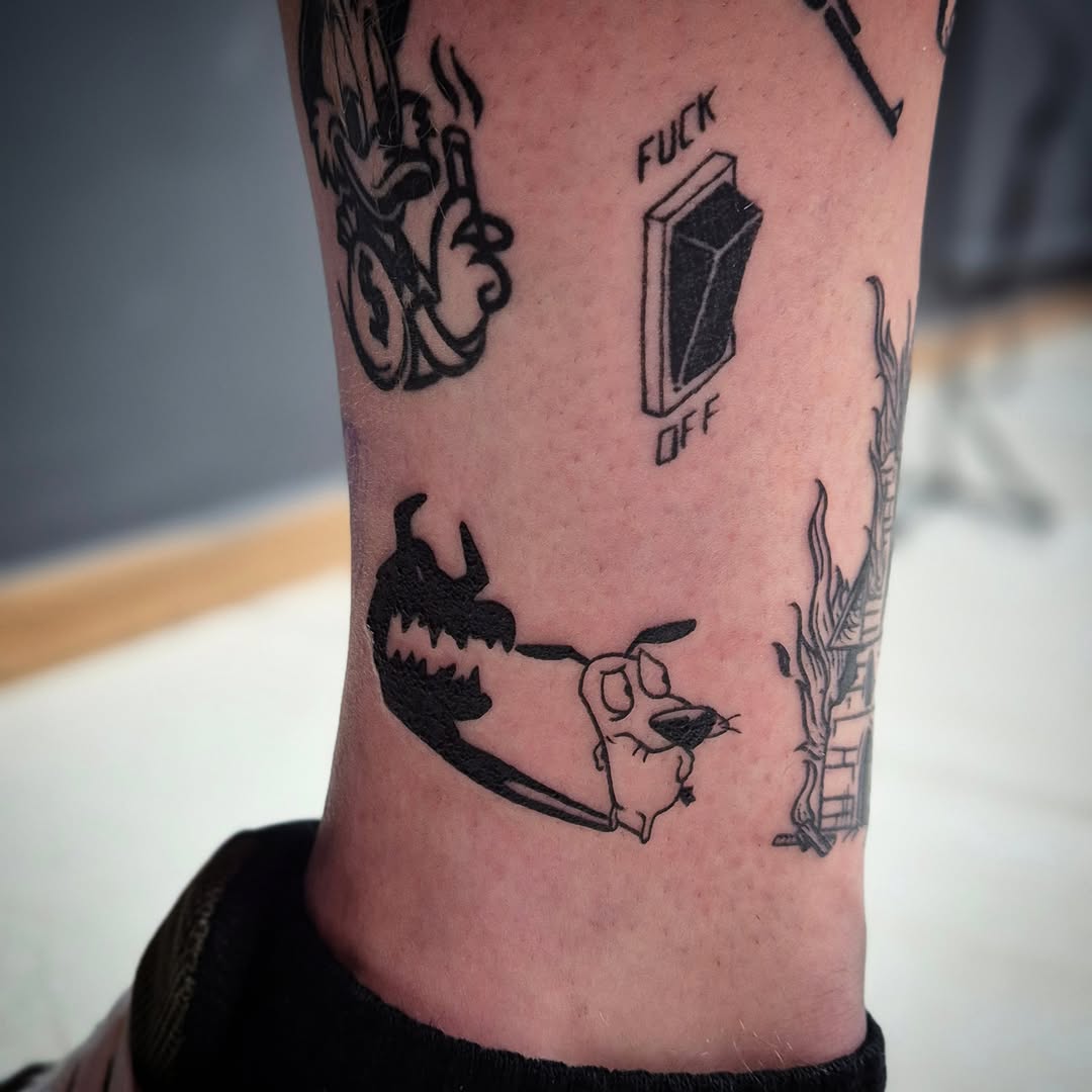Tattoo by @tattoo_ks_anastasiia — illustrative, blackwork