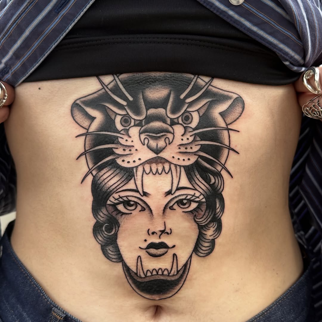 Tattoo by @eggtattooer — american_traditional, black_and_grey