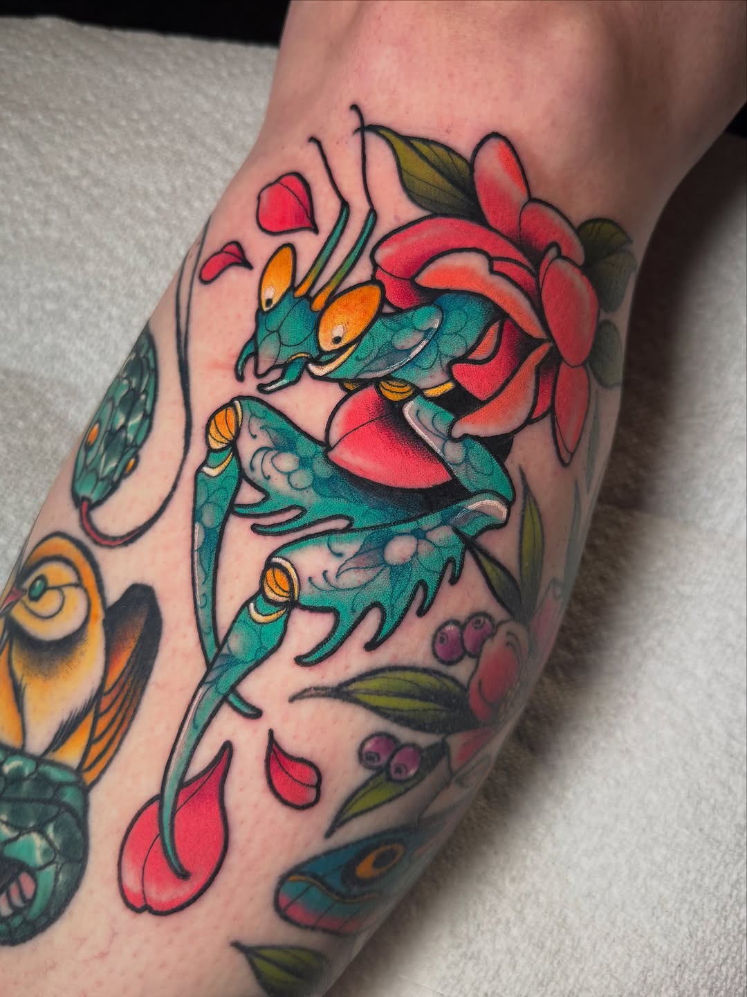 Tattoo by @_jesstattoos — american_traditional, illustrative