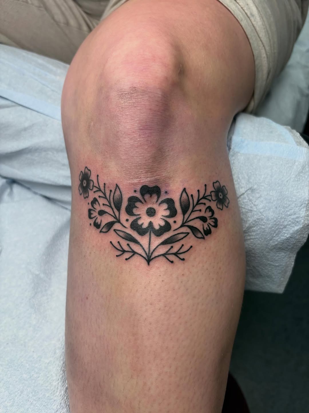 Tattoo by @jaeyuutattoo — blackwork