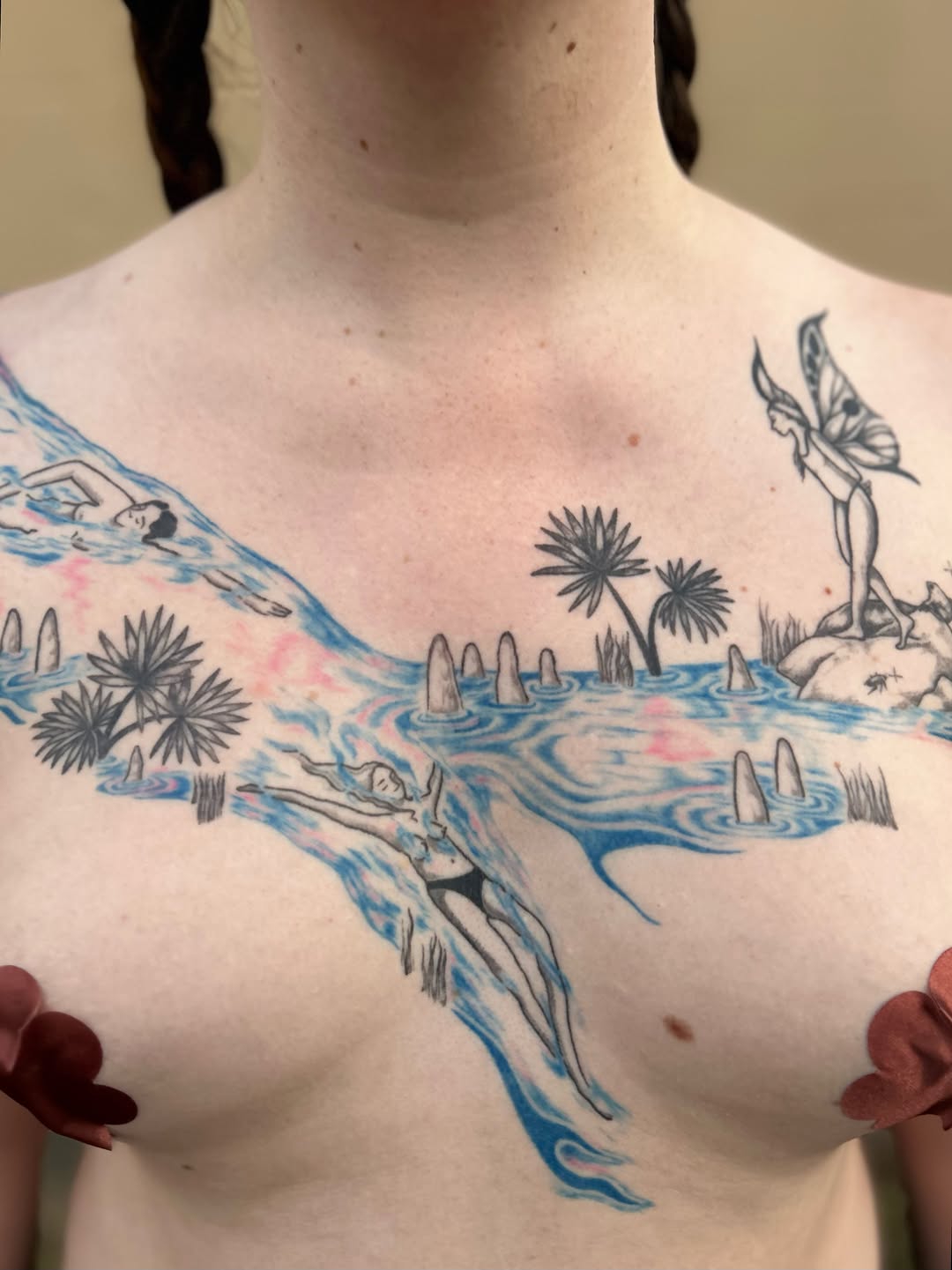 Tattoo by @adieyatty — illustrative, black_and_grey