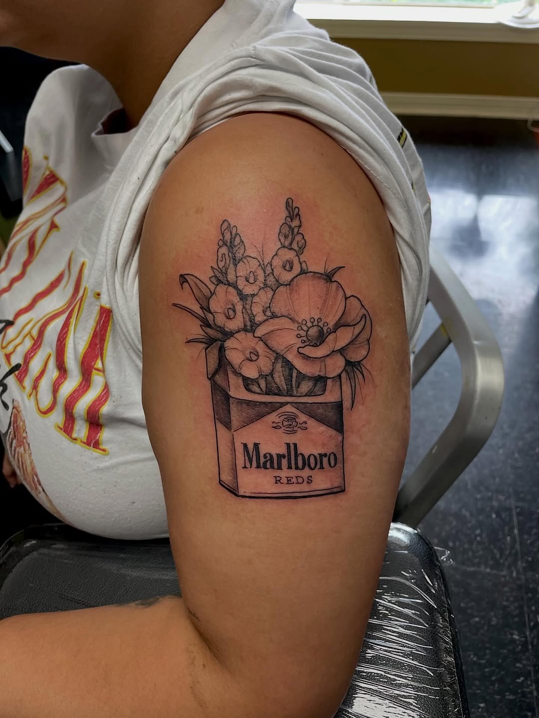 Tattoo by @mharristattoos — black_and_grey, realism