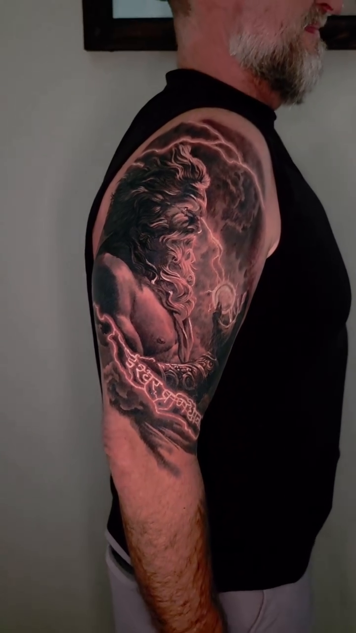 Tattoo by @pdudetattoo — black_and_grey, realism